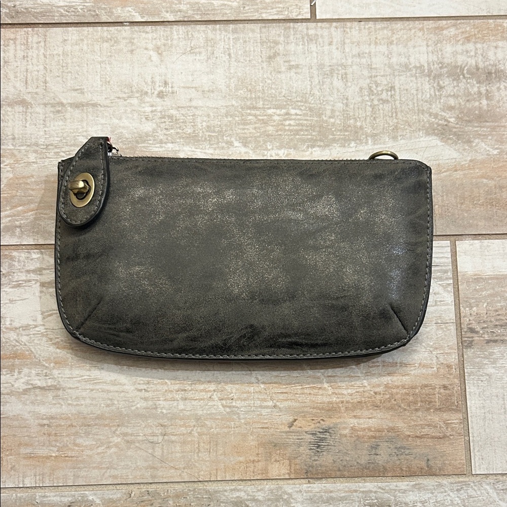 Joy Susan Distressed Gray Clutch